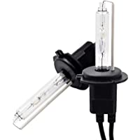 Safego AC 55W H7 6000K HID Luz de Xenón Headlight Lámpara de H7 55W Bombilla de Repuesto HID Bombillas de Coche Luces…